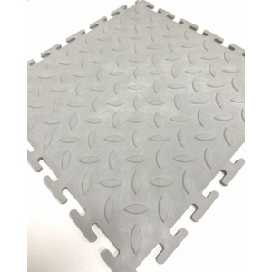 Напольное покрытие ПВХ  цвет светло серый (рисунок рис)