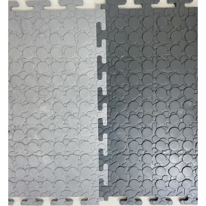 Напольное покрытие ПВХ цвет светло серый (рисунок монета) Напольное покрытие ПВХ цвет светло серый (рисунок монета)